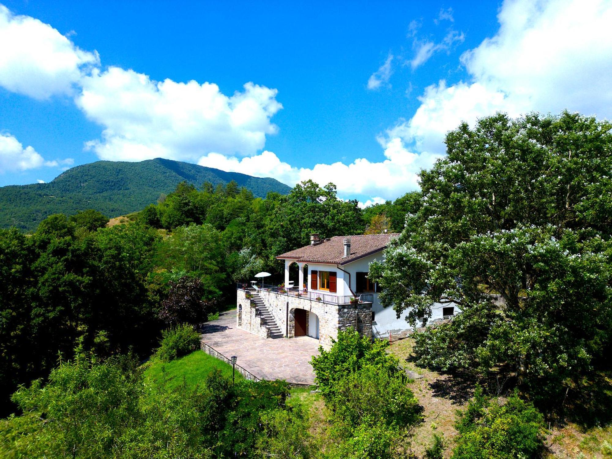 Villa Casa Del Bosco - Vista Mozzafiato & Parco 4 Ettari Bobbio Exterior foto